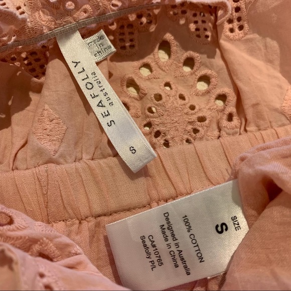 Seafolly Dawn To Dusk Broderie Playsuit - Picture 7 of 8